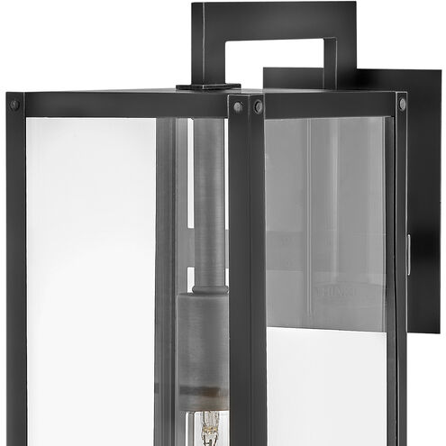 Max LED 25 inch Black Outdoor Wall Mount Lantern, Large