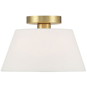 Modern 1 Light 12.00 inch Semi-Flush Mount