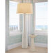 Edwell 66.75 inch 150 watt Whitewash Floor Lamp Portable Light
