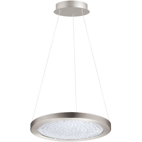 Arezzo 3 LED 15 inch Matte Nickel LED Pendant Ceiling Light