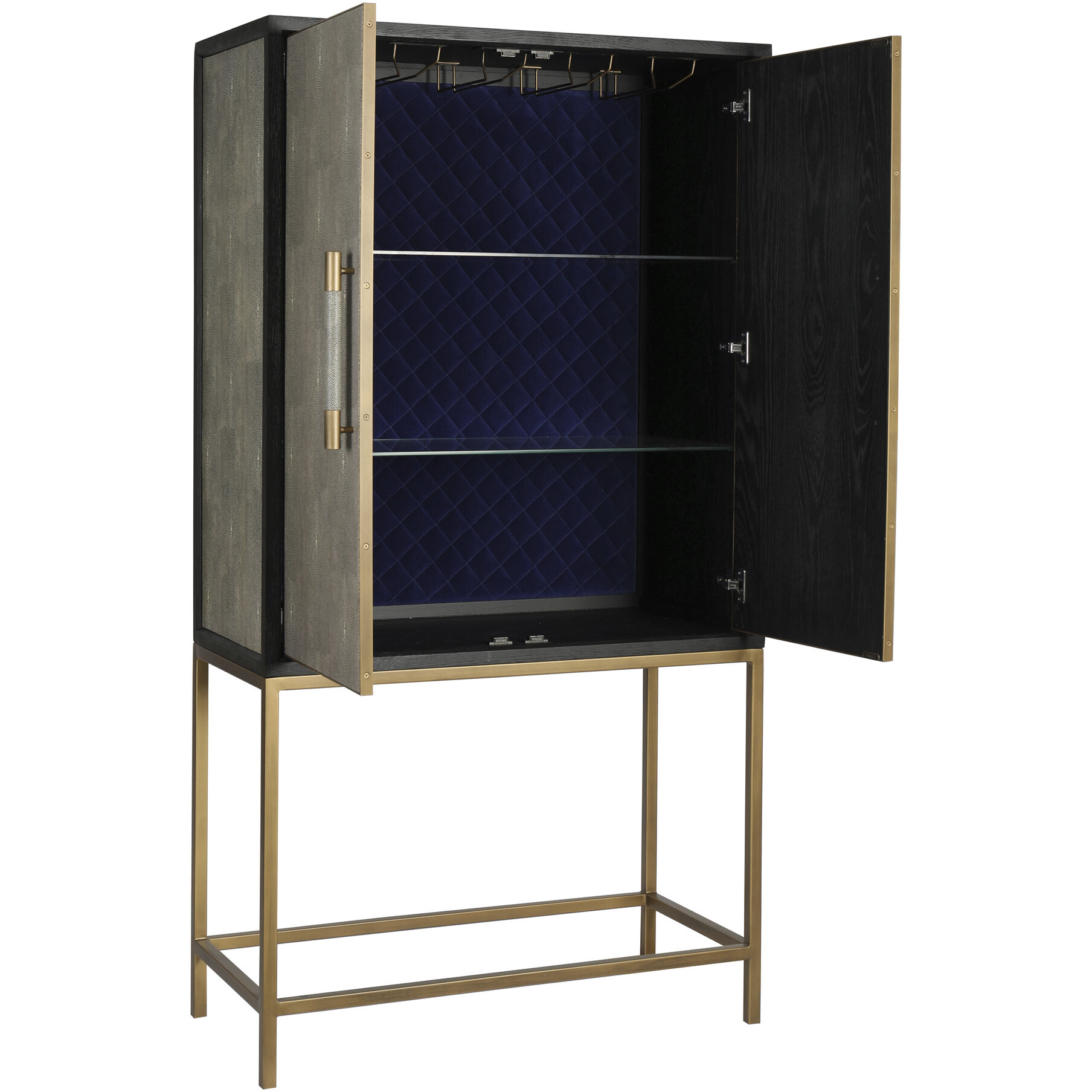 Mako Grey Bar Cabinet