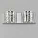Inca 2 Light 15.75 inch Polished Chrome Bath Vanity Wall Light