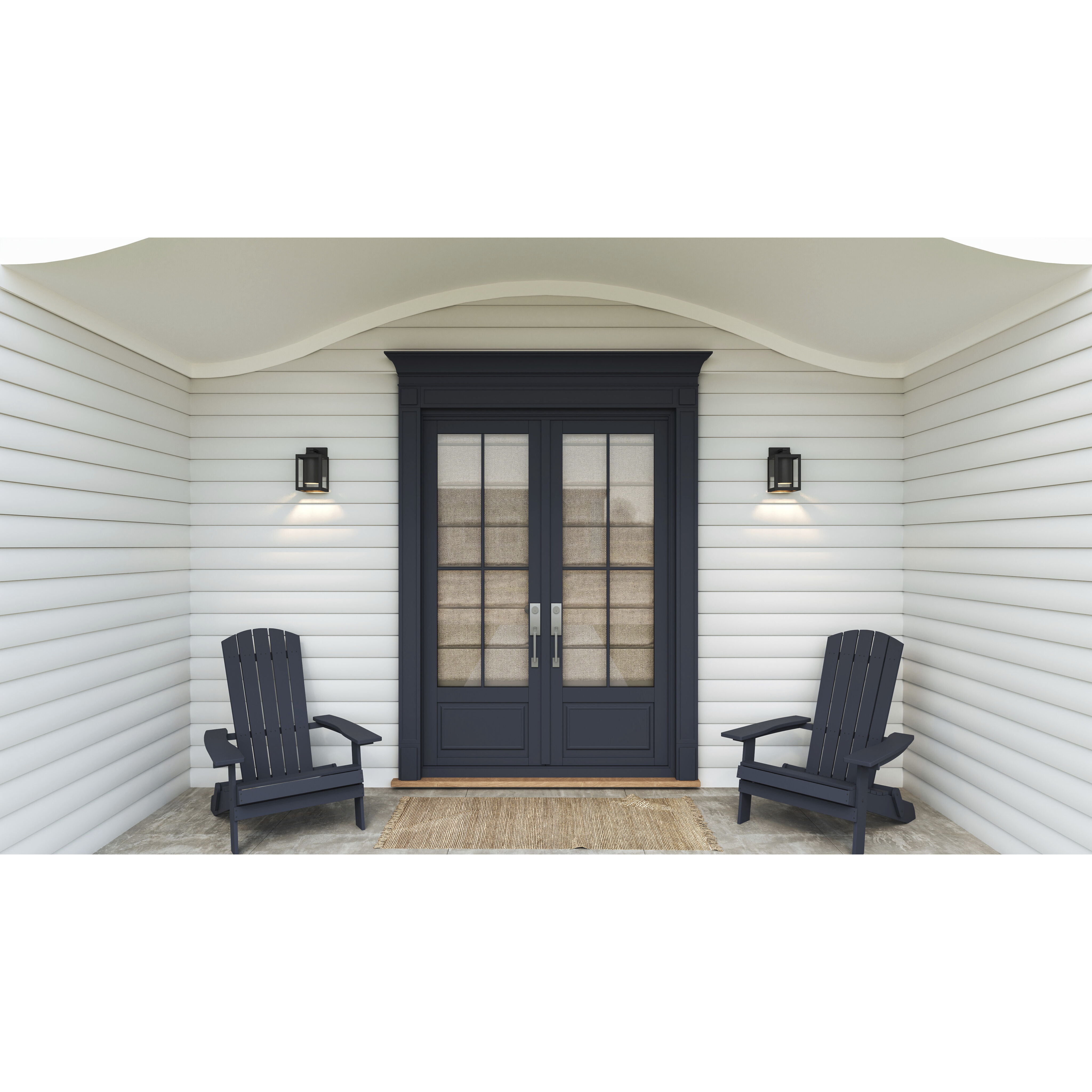 Westover LED 10 inch Earth Black Outdoor Wall Lantern, Small