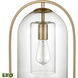 Bell Jar 20 inch 9.00 watt Aged Brass Desk Lamp Portable Light