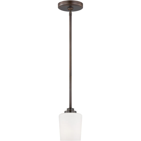 Windom 1 Light 4.25 inch Bronze Pendant Ceiling Light in Burnt Sienna