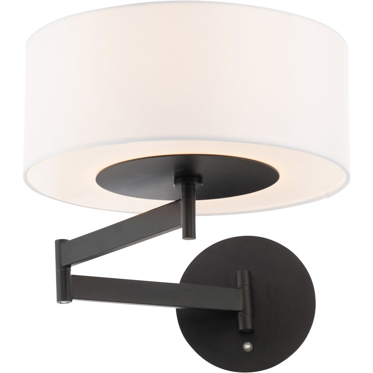 Chelsea Reading Light Wall Light in Black, dweLED