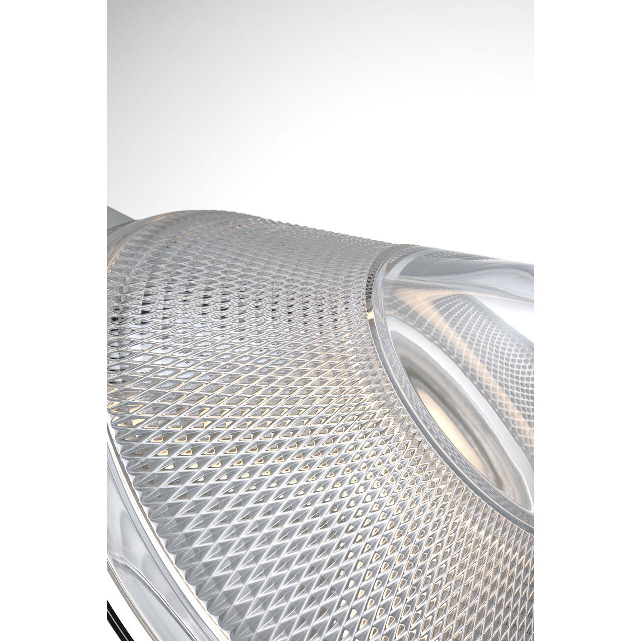 Waterford Copper Coast LED 15 inch Polished Nickel Karo and Olive Cut Pendant Ceiling Light