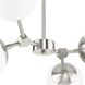 Haas 4 Light 16.5 inch Brushed Nickel Chandelier Ceiling Light, Design Series