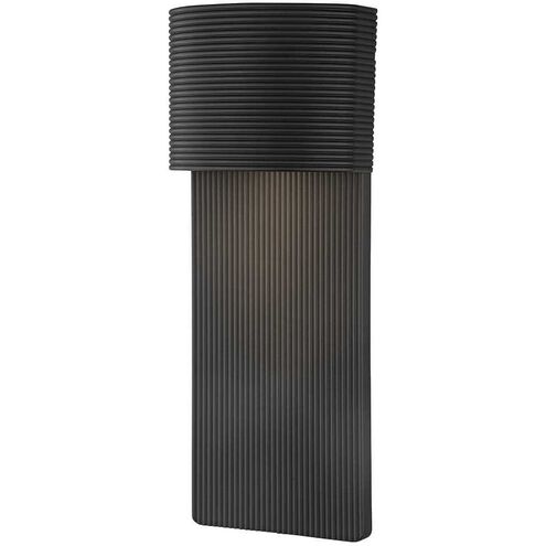 Tempe 1 Light 17 inch Soft Black Outdoor Wall Sconce