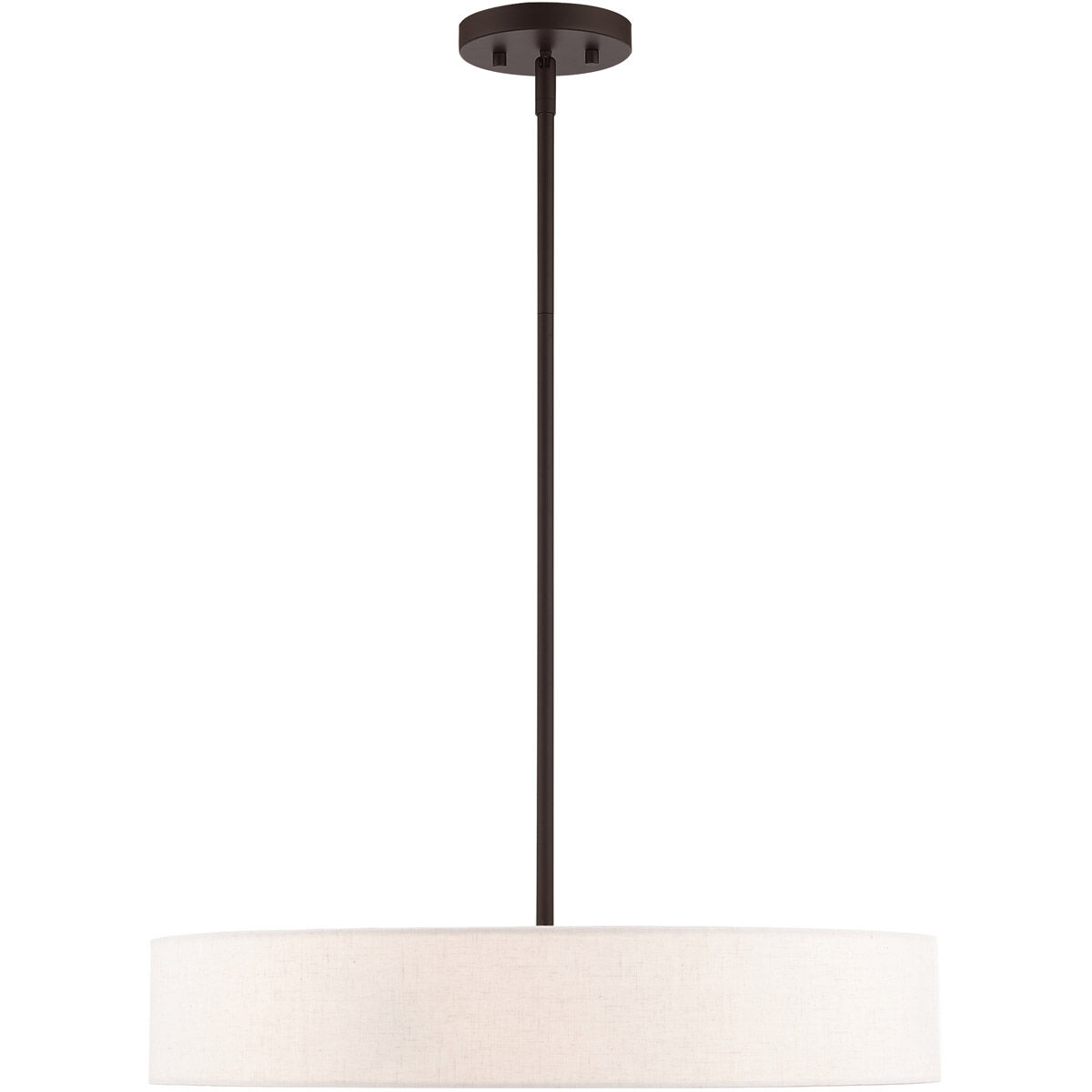 Venlo 4 Light 22 inch Bronze with Antique Brass Accents Pendant Ceiling Light