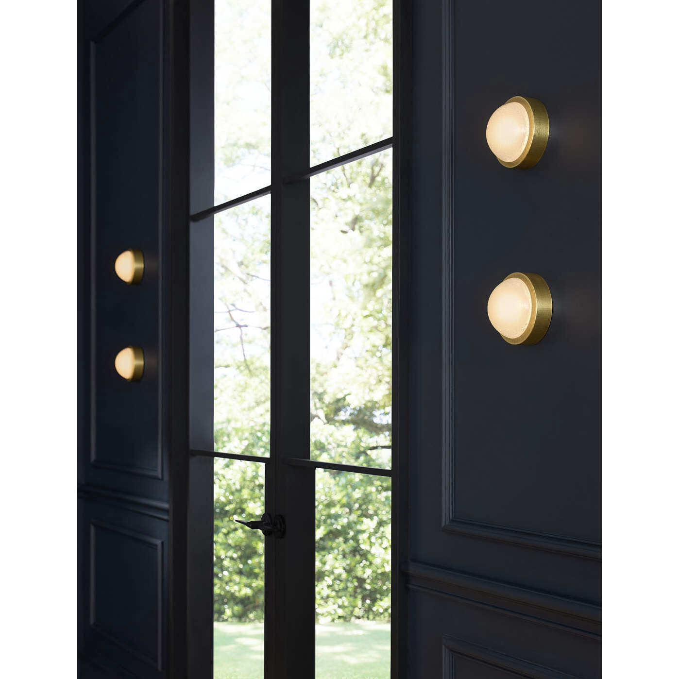 Lennon 1 Light 5.5 inch Antique Brass Flush Mount Ceiling Light