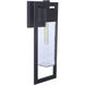 Perimeter 1 Light 17 inch Midnight Outdoor Wall Mount, Small