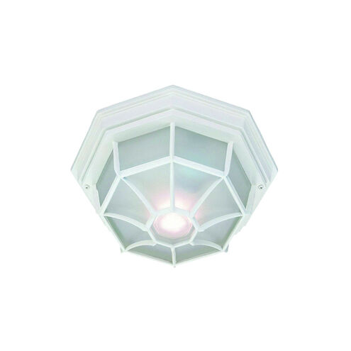 FM 2 Light 12 inch Textured White Exterior Flushmount