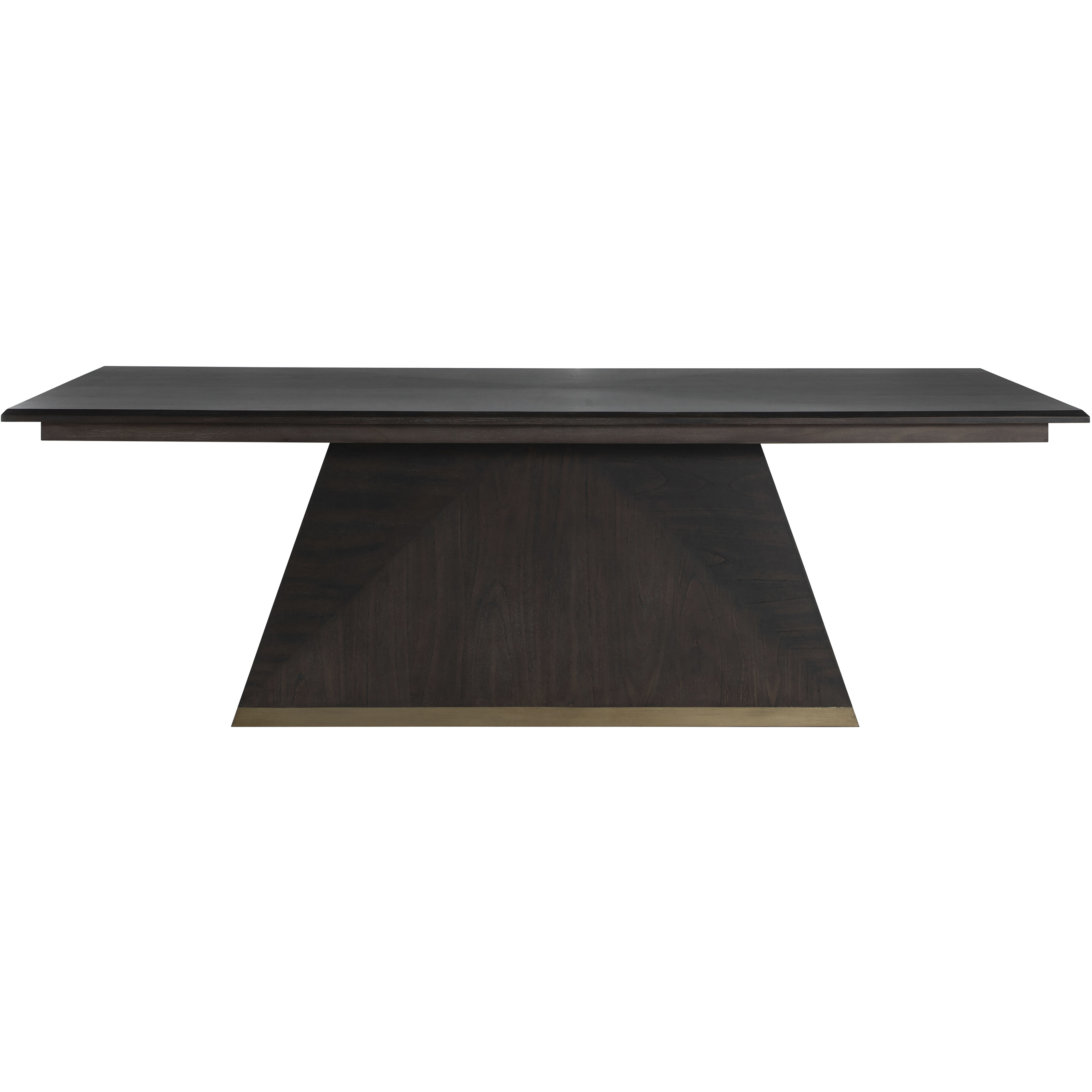 Ferris 92 X 42 inch Stained Gold and Cerused Forest Black Dining Table
