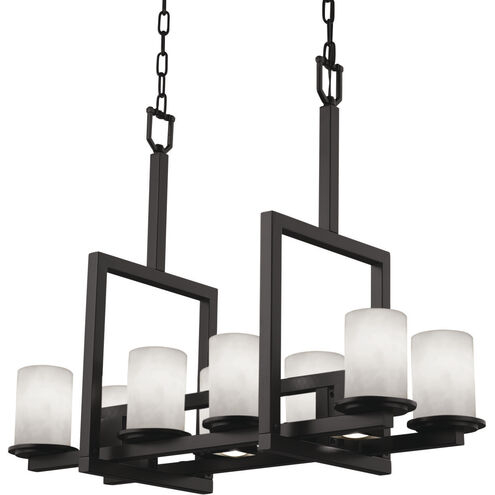 Clouds 11 Light 13 inch Matte Black Chandelier Ceiling Light in Incandescent, Cylinder