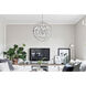 Cordelia 8 Light 32 inch Chrome Pendant Ceiling Light