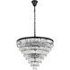 Josephine 29 Light 36 inch Black Chandelier Ceiling Light