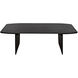 Esprit 90 X 40 inch Matte Black Dining Table