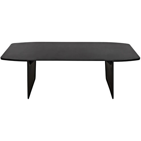 Esprit 90 X 40 inch Matte Black Dining Table