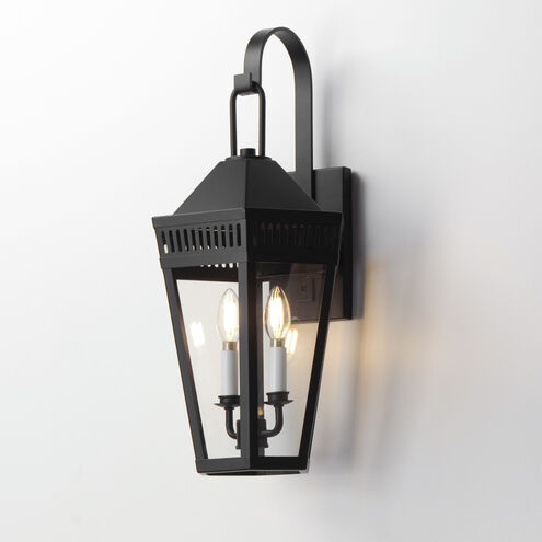 Oxford 2 Light 23 inch Black Outdoor Wall Mount