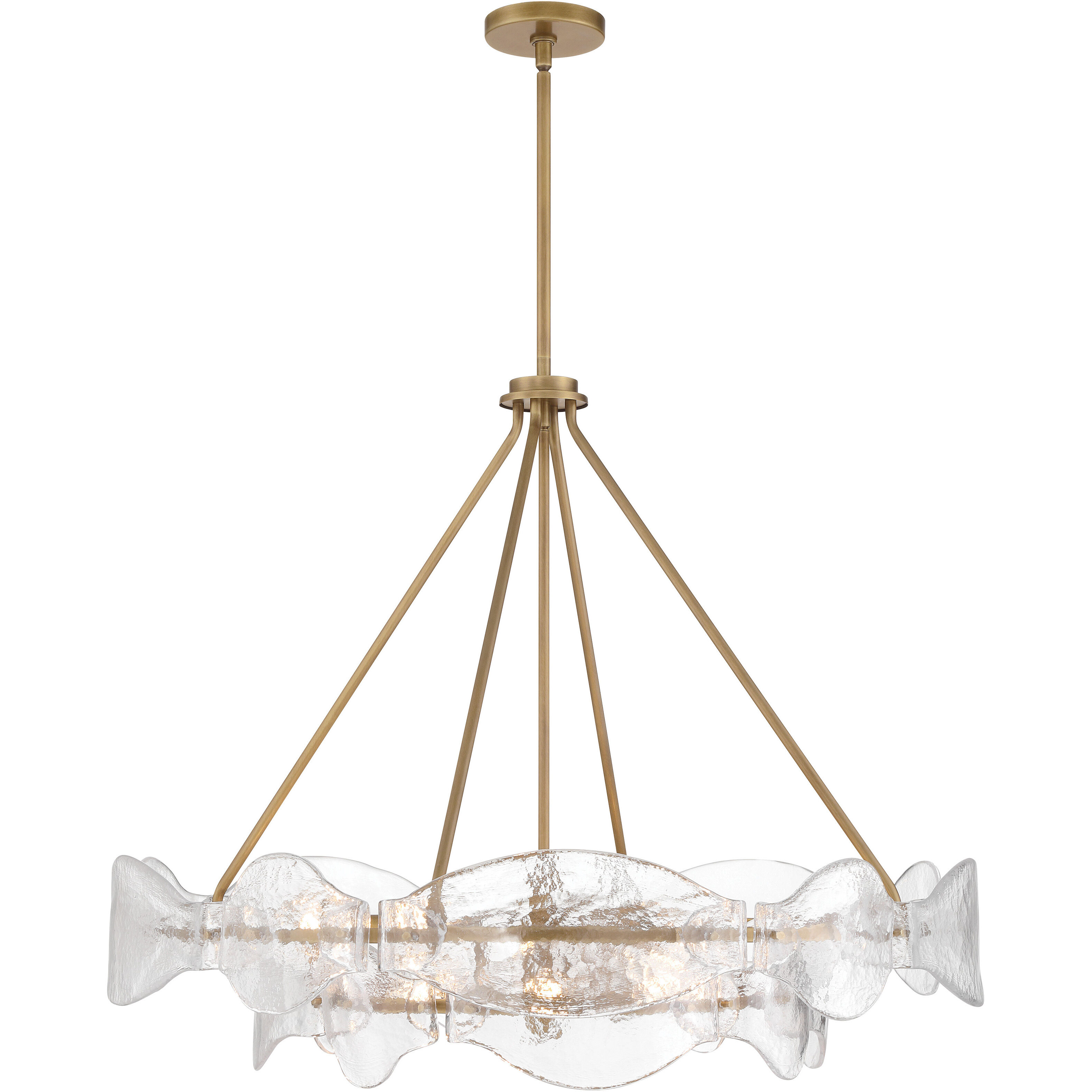 Elora 12 Light 35.75 inch Legacy Brass Pendant Ceiling Light