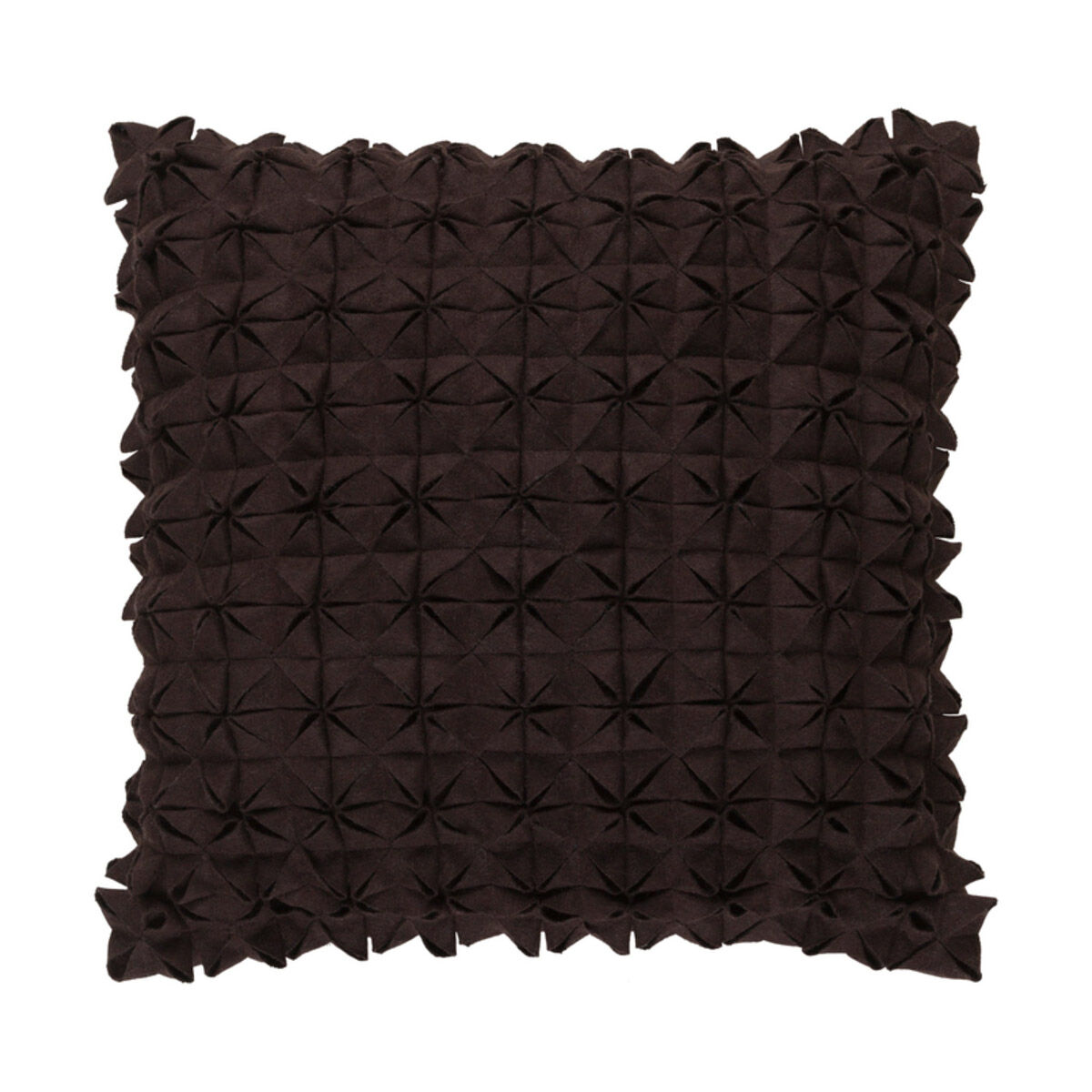 Structure 20 X 20 inch Dark Brown Throw Pillow