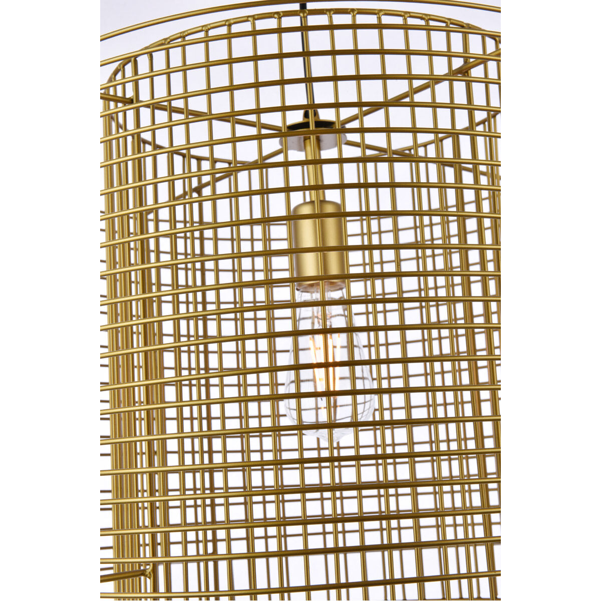 Deleon 1 Light 18.5 inch Brass Pendant Ceiling Light
