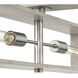 Boundary 4 Light 30 inch Brushed Nickel Chandelier Ceiling Light, Design Series