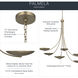 Palmela 6 Light Champagne Bronze Chandelier Ceiling Light