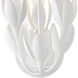 Lisa McDennon Flora 3 Light 7 inch Textured Plaster Sconce Wall Light, Sconce