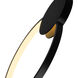 Pulley LED 12 inch Black Mini Pendant Ceiling Light