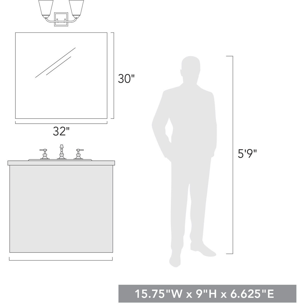 Ormond Vanity Wall Light