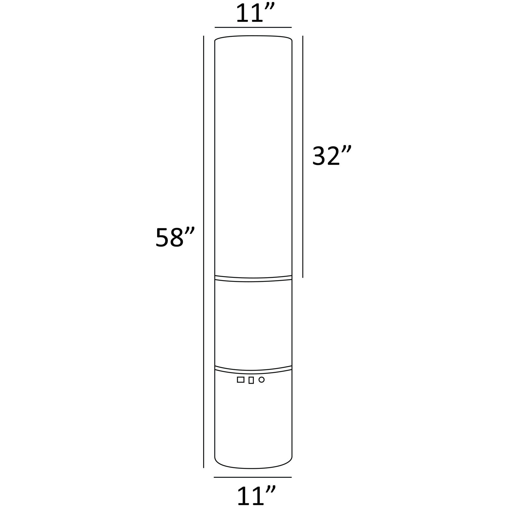 Sahirah 58.25 inch 5.00 watt Walnut Floor Lamp Portable Light
