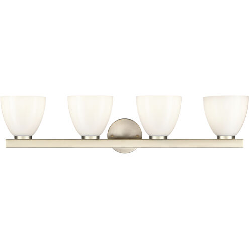 Apria 4 Light 33 inch Modern Gold Vanity Light Wall Light