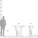 Brindille 46 X 16 inch Black Console Table in Maple Natural, Wood Top