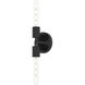 Alora Mood Claire 2 Light 5 inch Matte Black Bath Vanity Light Wall Light