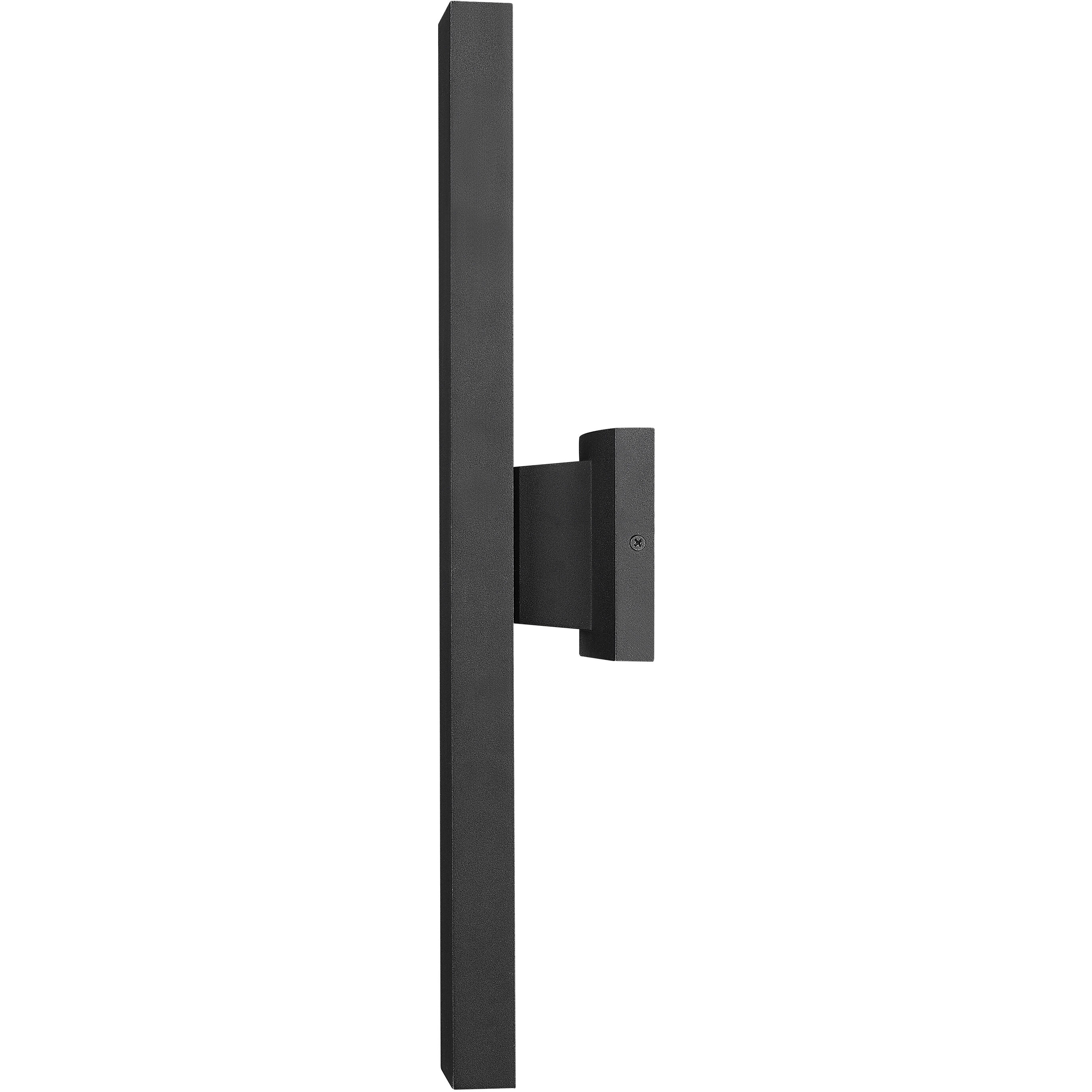 Edge LED 20.5 inch Black Outdoor Wall Light