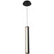 Chaos LED 7.13 inch Black Pendant Ceiling Light in 20in.
