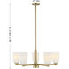Baldwin 5 Light 28 inch Noble Brass Chandelier Ceiling Light, Essentials