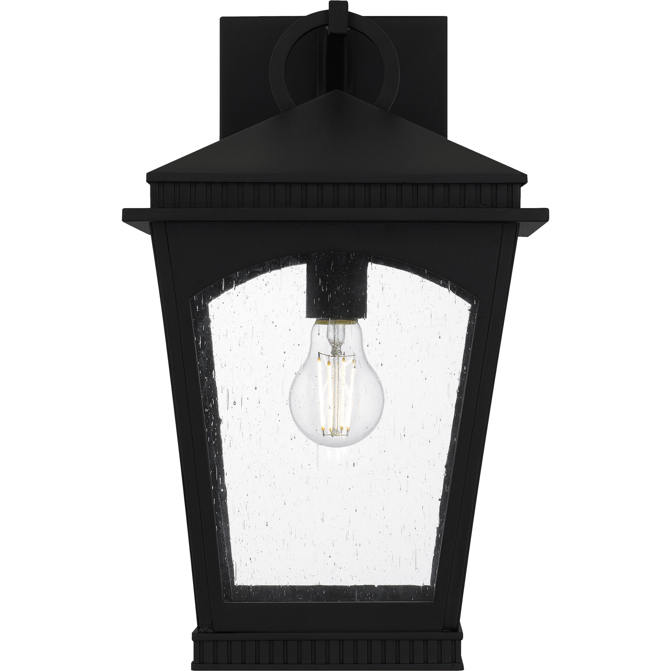 Huck 1 Light 16.75 inch Earth Black Outdoor Wall Lantern, Large