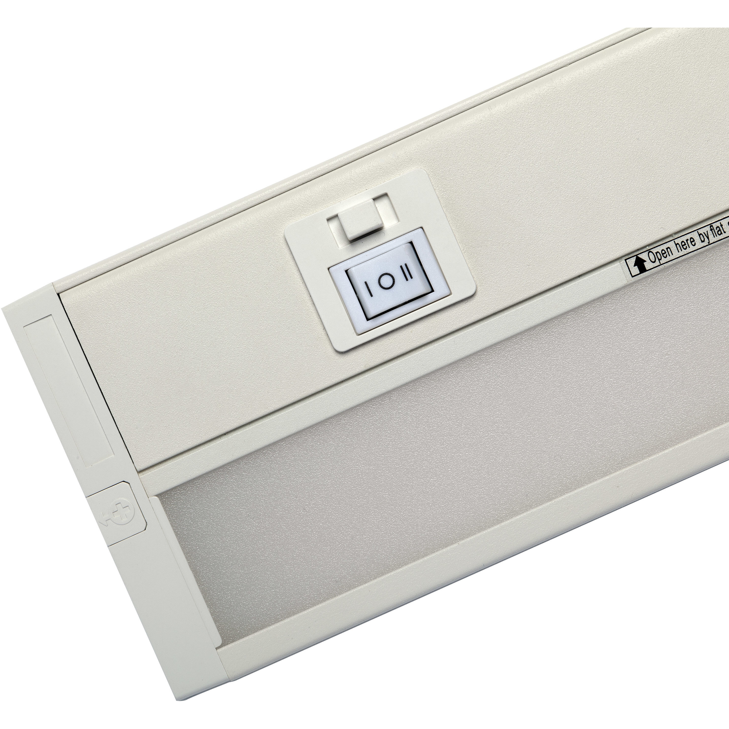 CounterQuick 120 LED 11 inch White Under Cabinet & Cove, Linear Strip