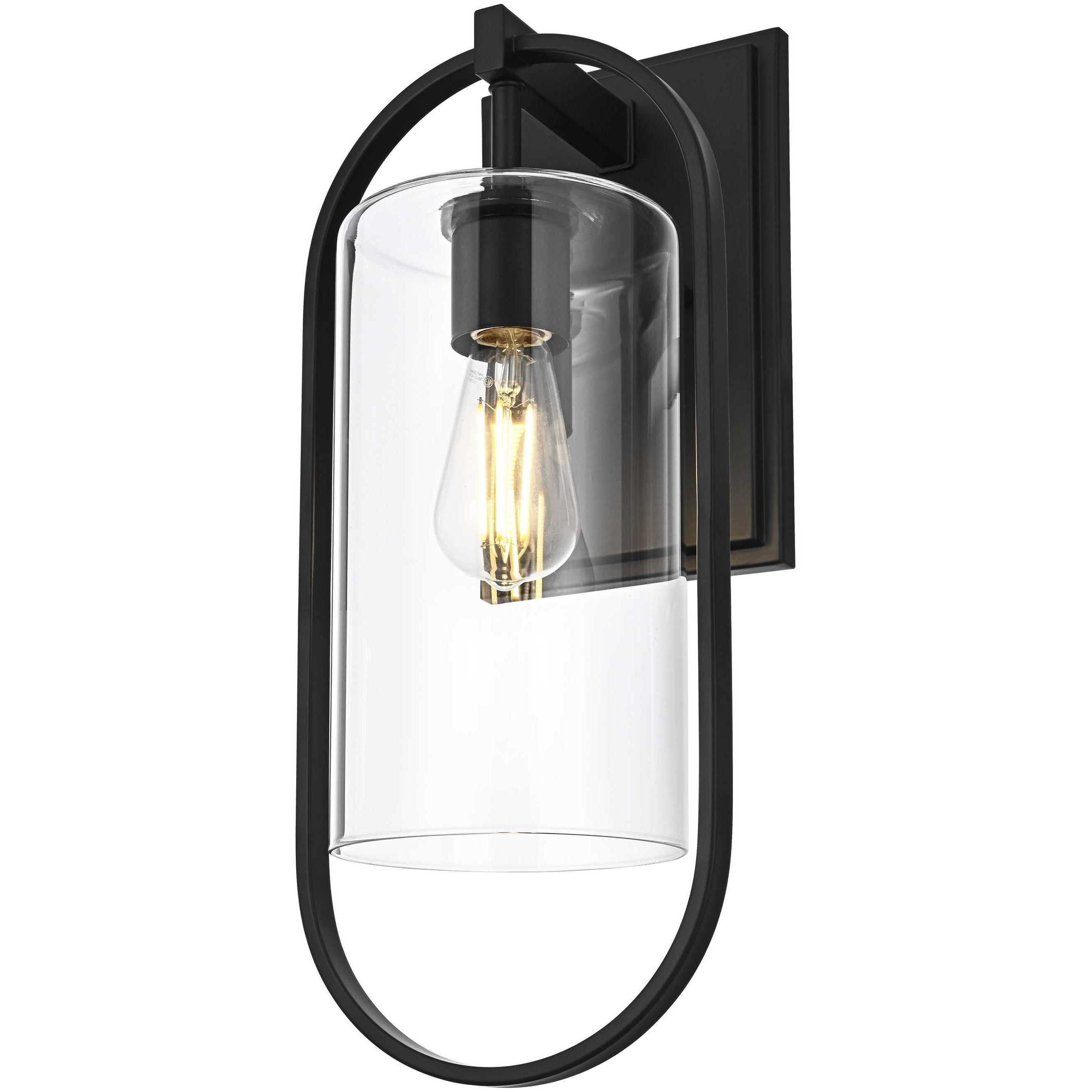 Jaxson 1 Light 20 inch Black Outdoor Wall Sconce