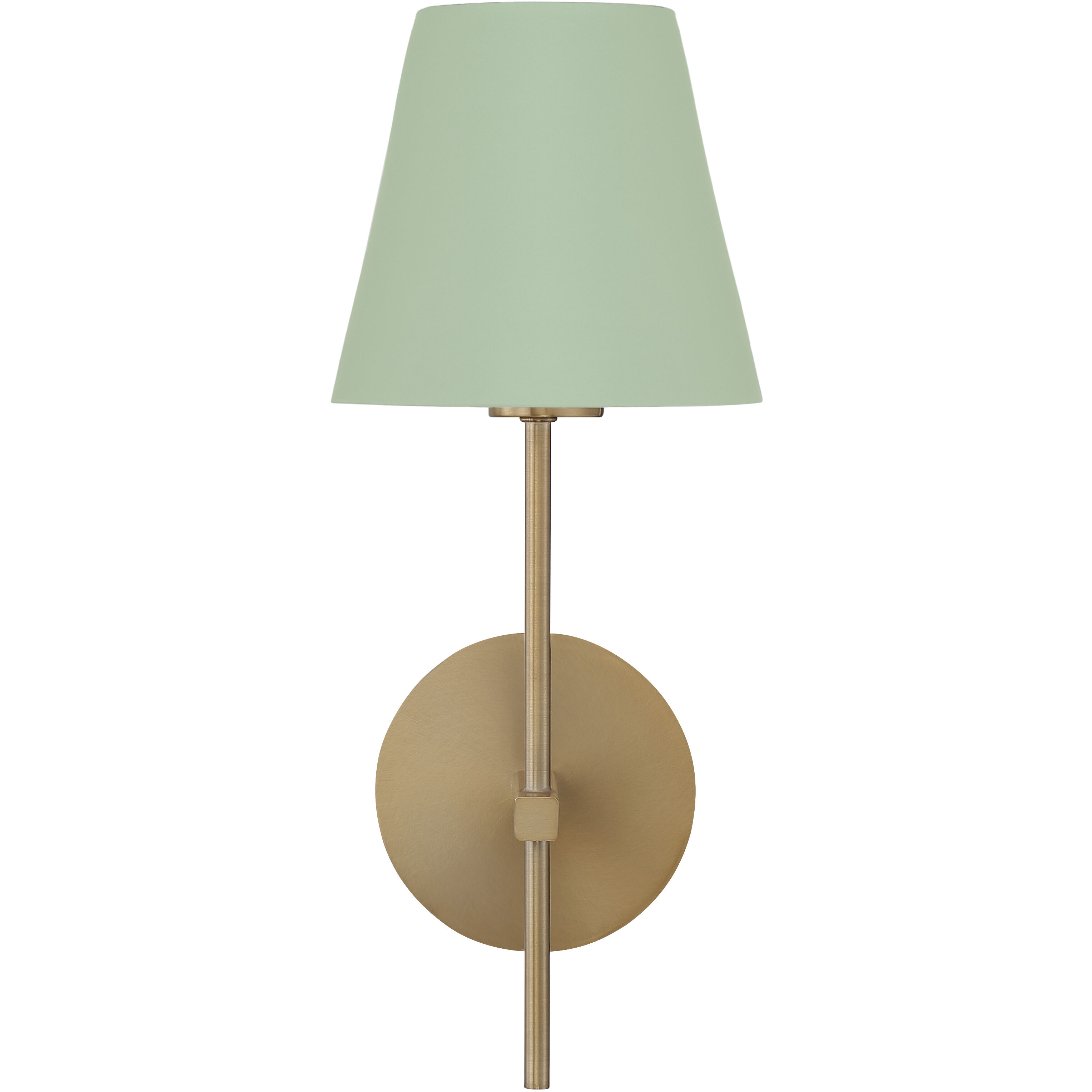 Xavier Bath Sconce Wall Light in Vibrant Gold and Green