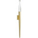 Aspen Wall Sconce Wall Light in Brushed Brass