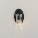 Ava 1 Light 5 inch Black Bath Vanity Light Wall Light