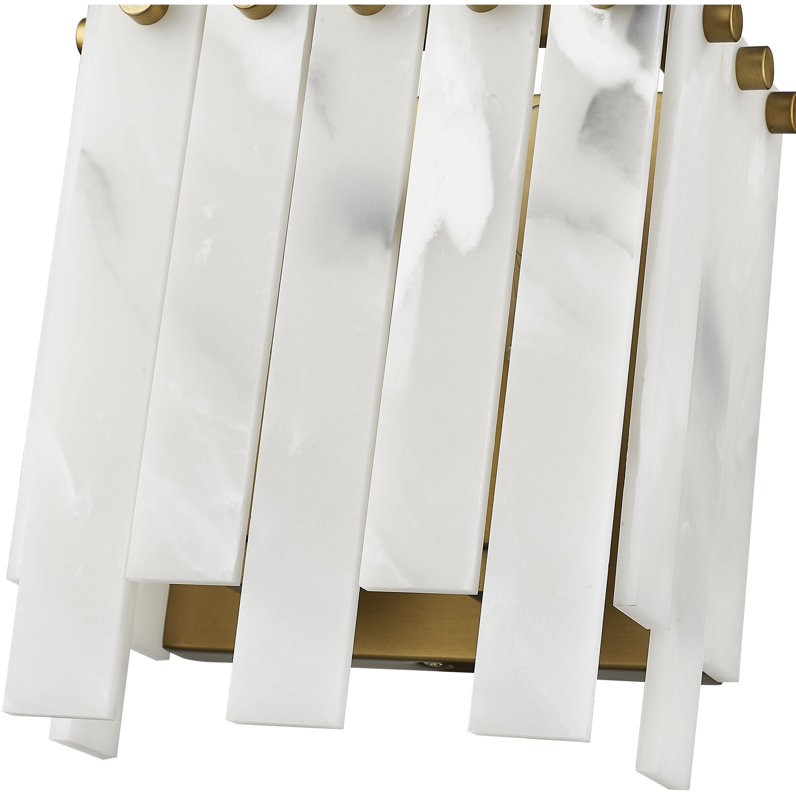 Viviana 2 Light 7.5 inch Rubbed Brass Wall Sconce Wall Light