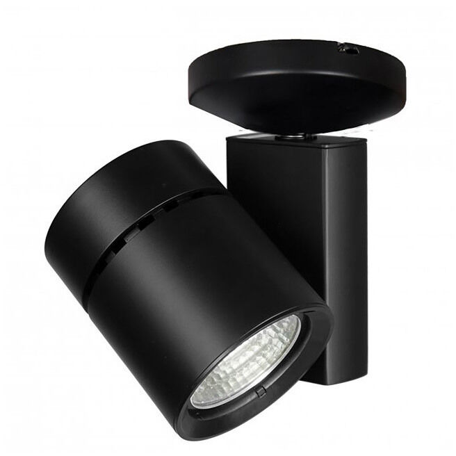 Exterminator II LED 4.5 inch Black Flush Mount Ceiling Light in 85, 3500K, Monopoint