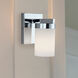 Milo 1 Light 5.75 inch Chrome Vanity Light Wall Light