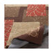 Cosmopolitan 156 X 108 inch Burnt Orange/Dark Brown/Khaki/Tan Rugs, Polyester