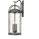 Catalonia 3 Light 24 inch Distressed Zinc Outdoor Sconce